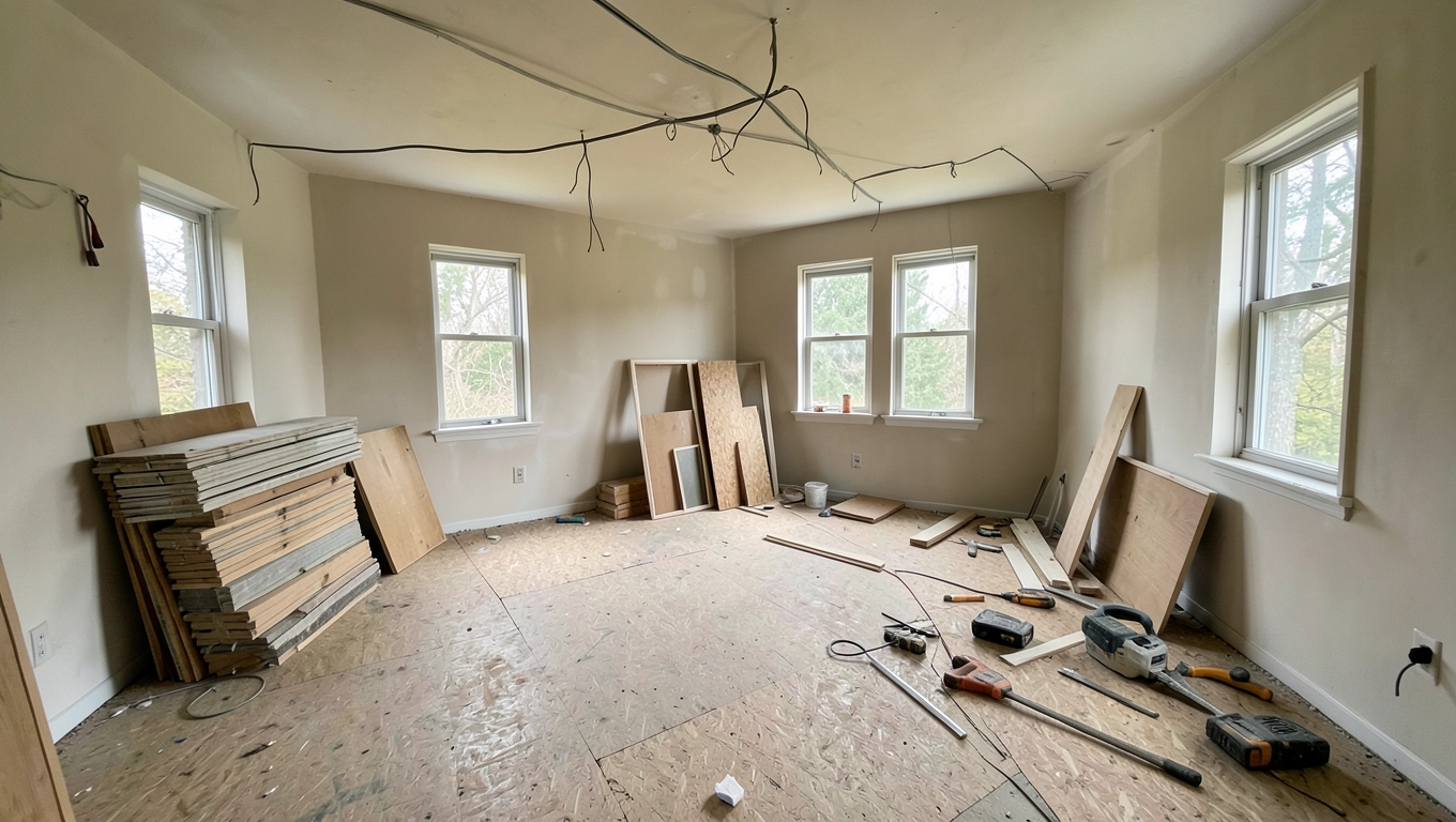 czy można mieszkać w domu przed odbiorem