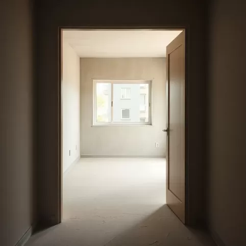 Wejście do mieszkania przed odbiorem